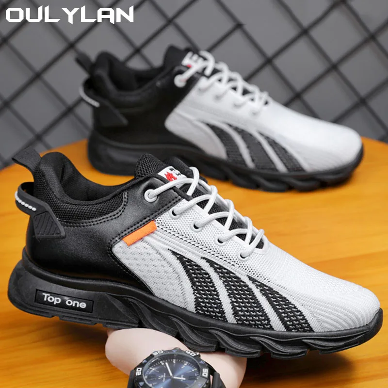 Oulylan-Chaussures de Course Légères et Confortables pour Homme, Baskets de dehors, Jogging, Tennis, d'Extérieur, Décontractées