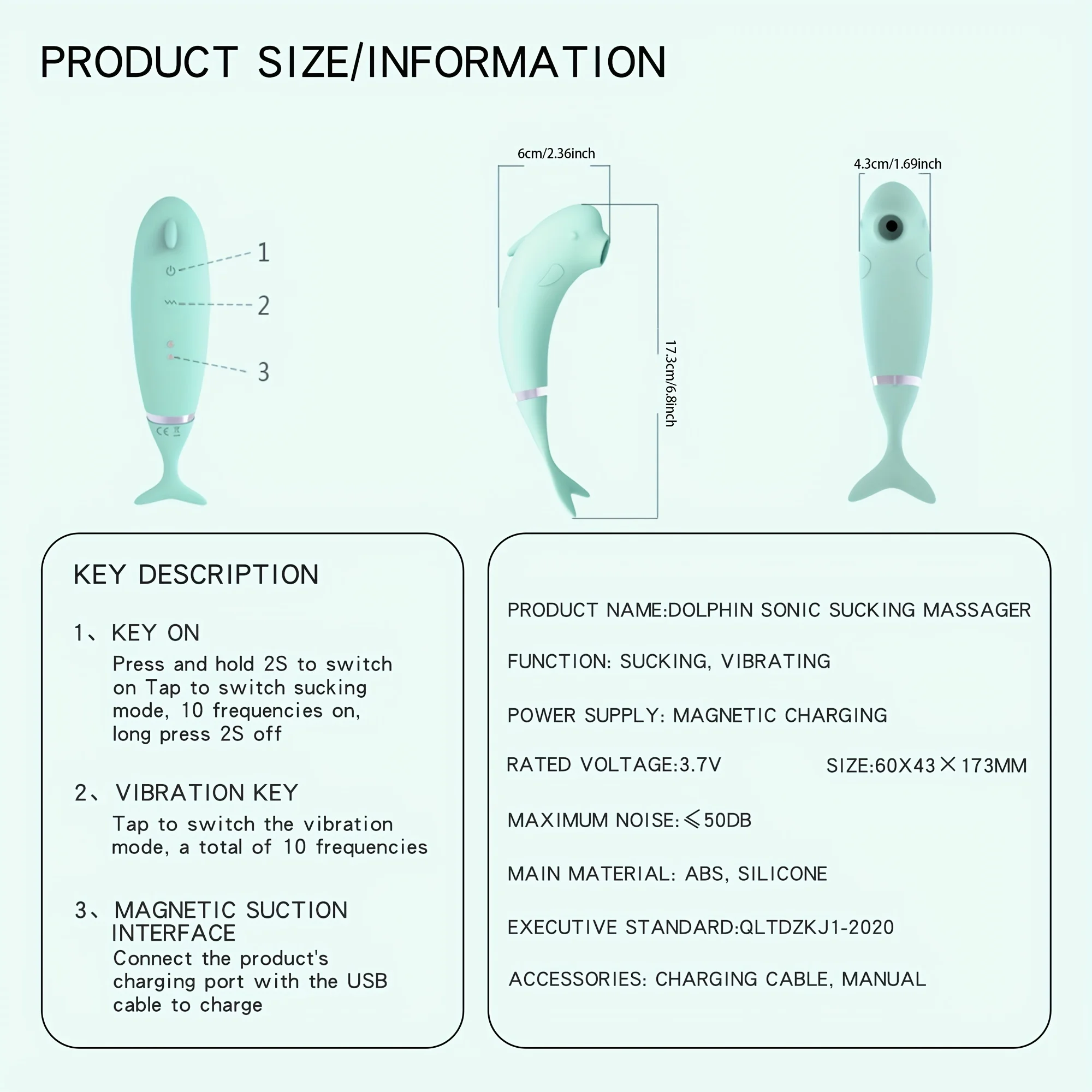 Little Dolphin Sucking Vibrators Clitoris Sucking Stimulator Vagina Oral Nipple Stimulation Massager For Women Adult Sex Toy