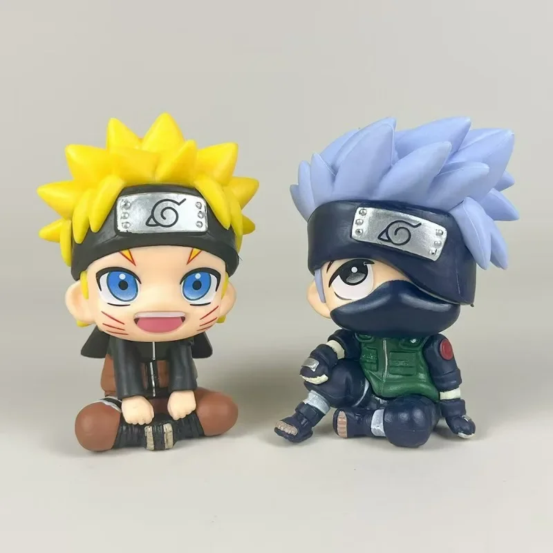 

Naruto Anime Figure naruto Kakashi Itachi Action Figures Sitting posture toy model Statue Collection Desktop decoration Kid Gift