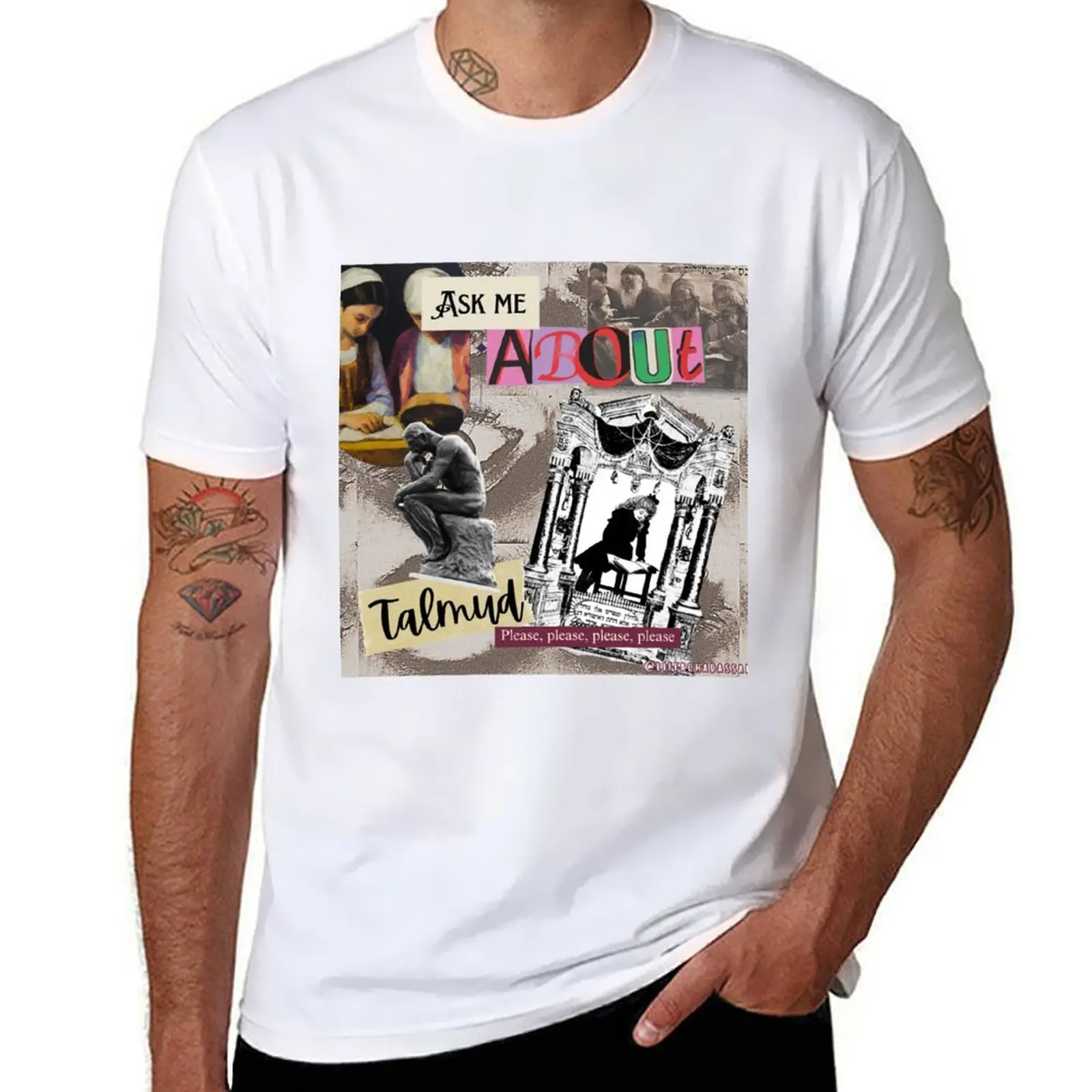 

Ask me about Talmud T-Shirt man tshirt t shirt custom print T-Shirt