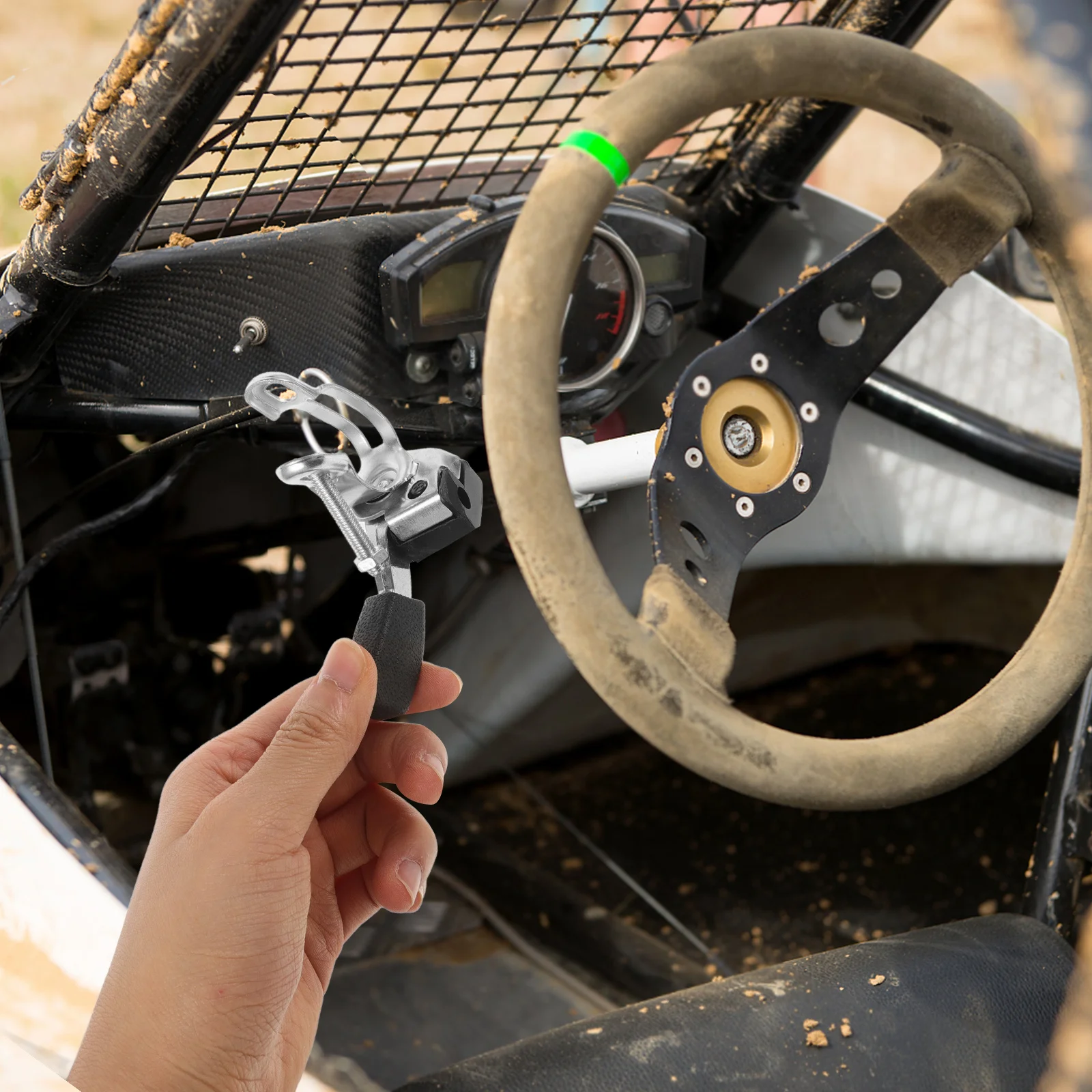 

Throttle Switch Comfortable Ergonomic Iron Go Kart Off-Road Vehicle Trowel Replacement Engine Switch Trowels Part