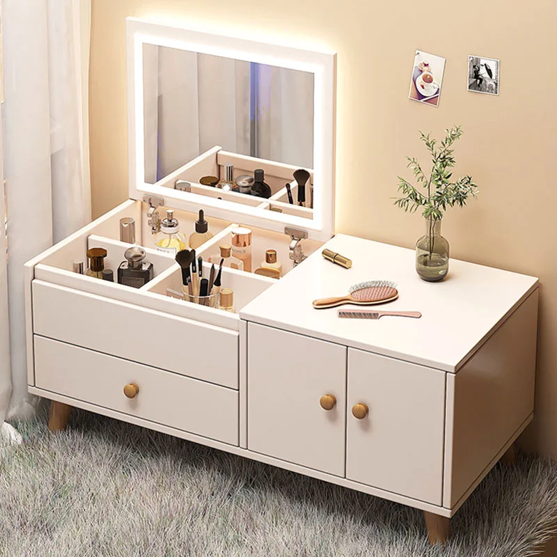 

Container Dressing Table Storage Box Organizer Toiletries Dressing Table Vanity Headboards Sofas Penteadeira Home Furniture