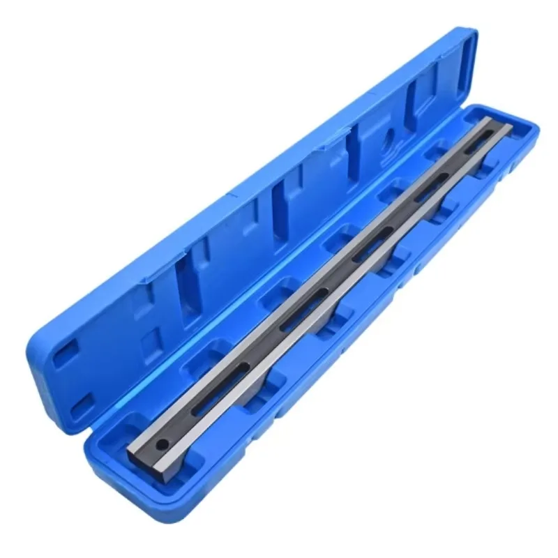 Cylinder Head Straightedge with Feeler Gauge, Engine Block Flatness Measurement Tool, Automotive Machine Straight Edge