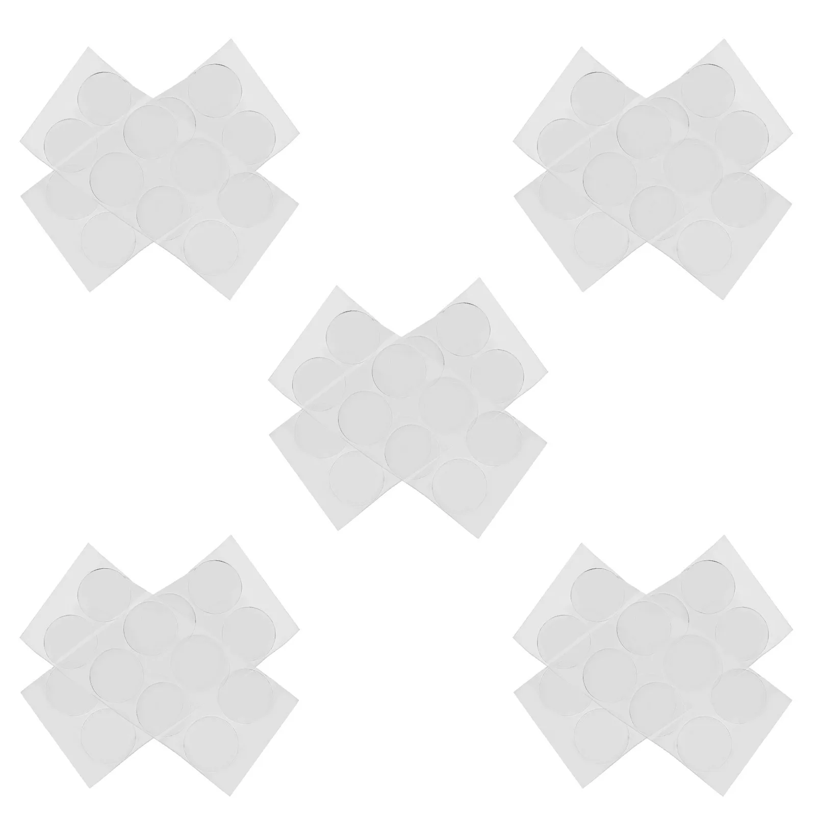 

80Pcs Clear Transparent Non-Slip Bumper Pads Furniture Grips Table Base Anti Slip Desktop Cushion Durable Fixation