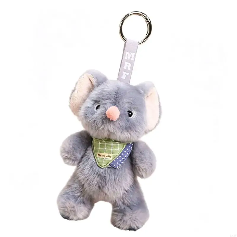 Lovely Plush Keychain Sweet Cartoon Animal Safe Materials For Presents