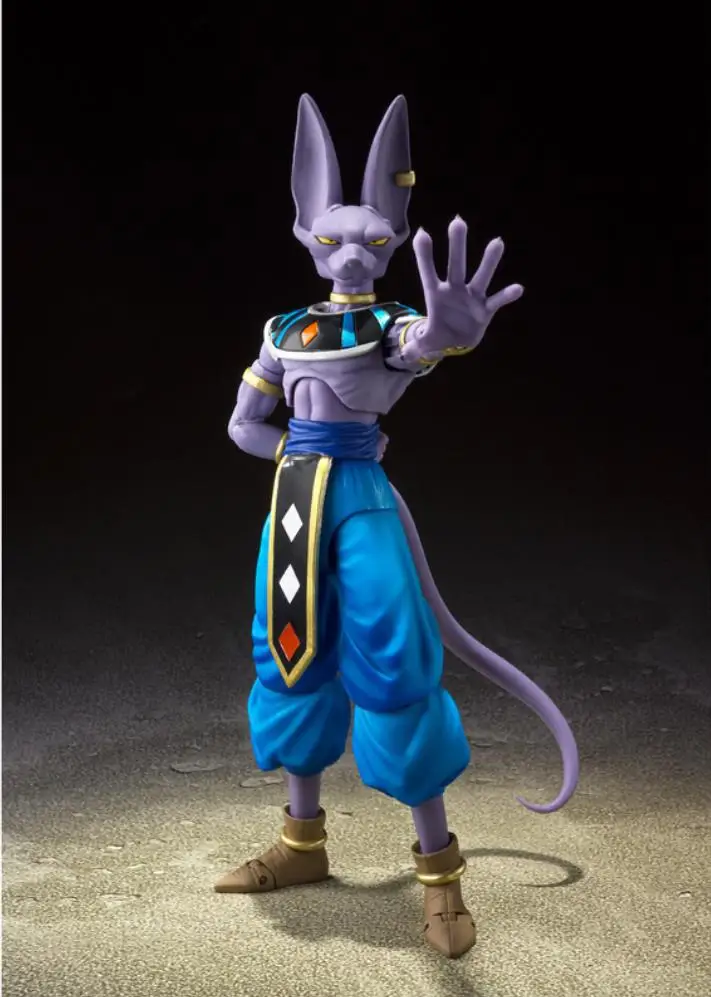 In Stock Brand New Genuine Bandai SHF Dragon Ball Series Beerus Event Limited Color Version Anime Figure Model Gift Collection