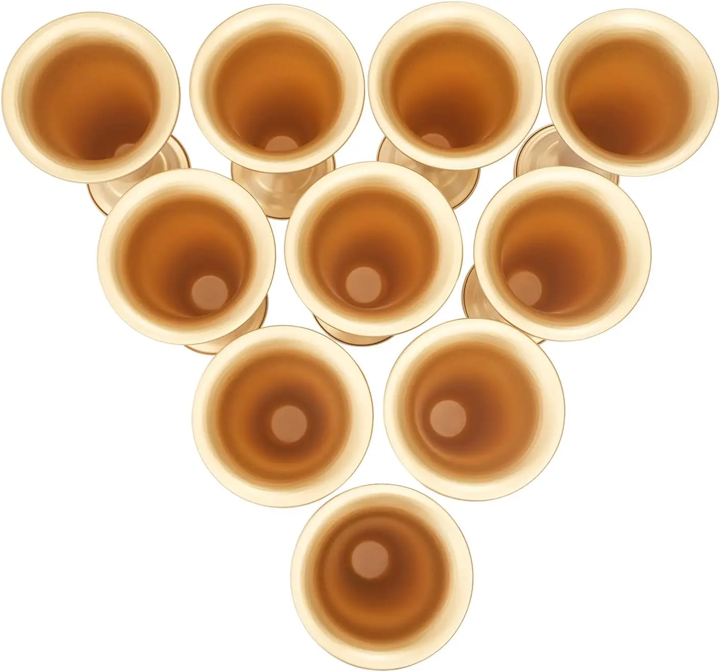 Cncest 10 pezzi vaso in metallo fiorito elegante centrotavola matrimonio vaso per la decorazione della festa nuziale, fiore artificiale alto 25 cm/9,8 pollici