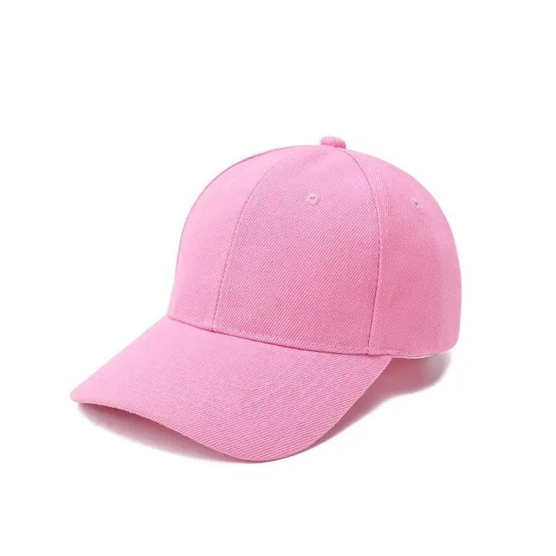 Fashion Kids Baseball Cap For Girl Boy Summer Baby Sun Hat Kids Boy Running Hat Adjustable Travel Children Cap Solid Peaked Caps