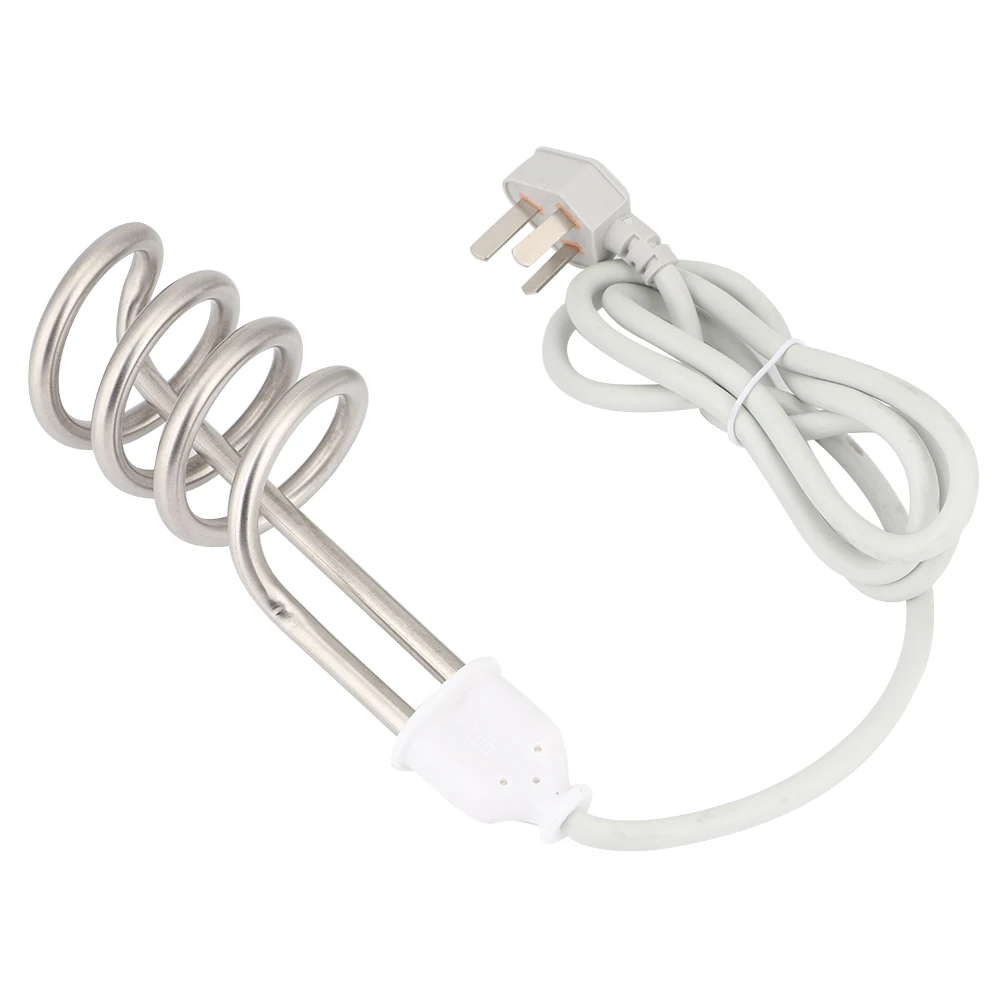 2500W Rvs Insteekverwarmer Boiler Tankless Water Verwarmingselement Thuis Elektrische Boiler AU Plug 220V