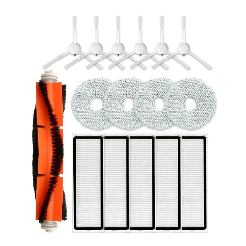 

ABUL-1 Set Main Brush Rag Filter Side Brush Kits Suitable For Dreame Bot L10S Ultra Sweeper Replacement