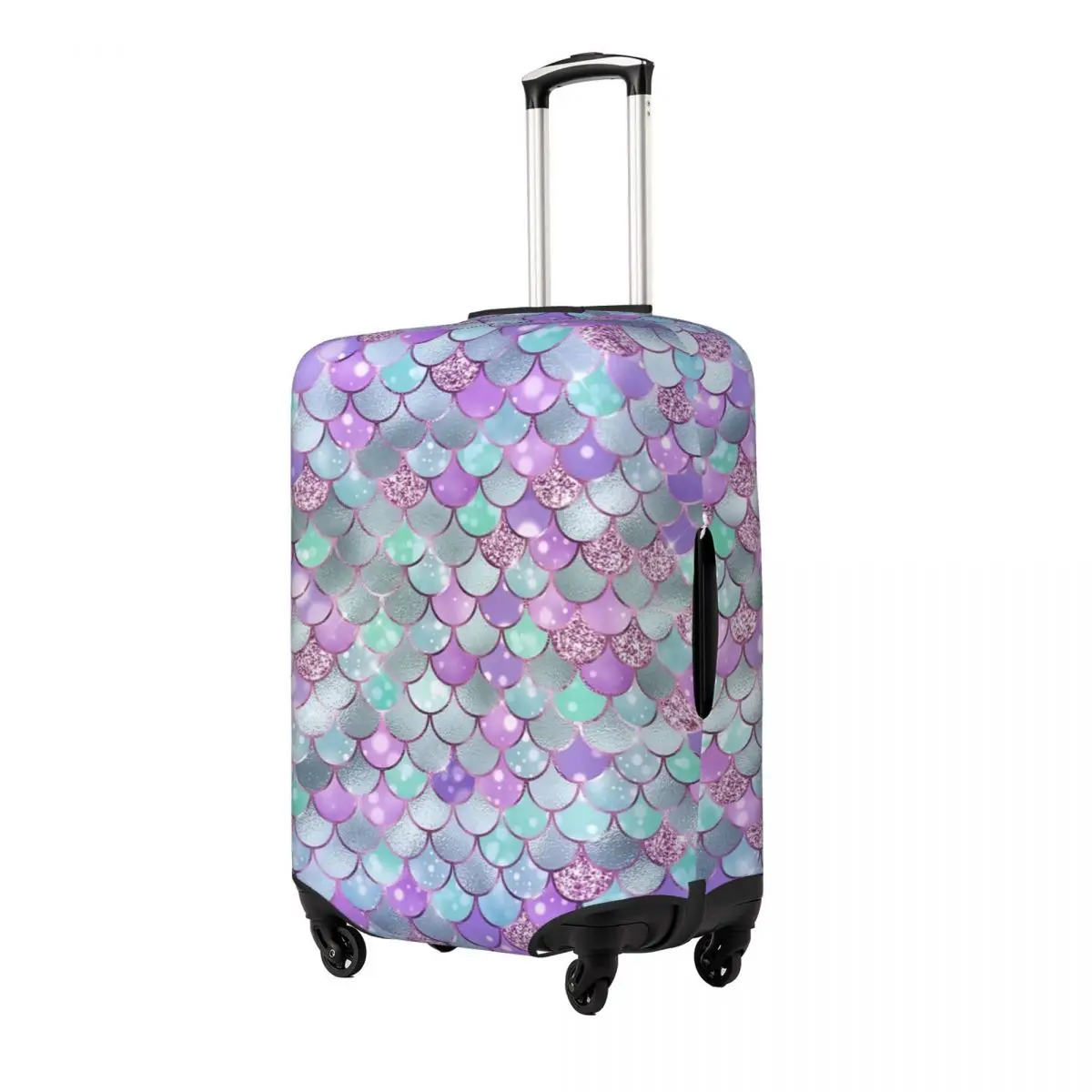 Mermaid Bokeh Pattern Print Luggage Protective Dust Covers Elastic Waterproof 18-32inch Suitcase Cover Travel Accessories