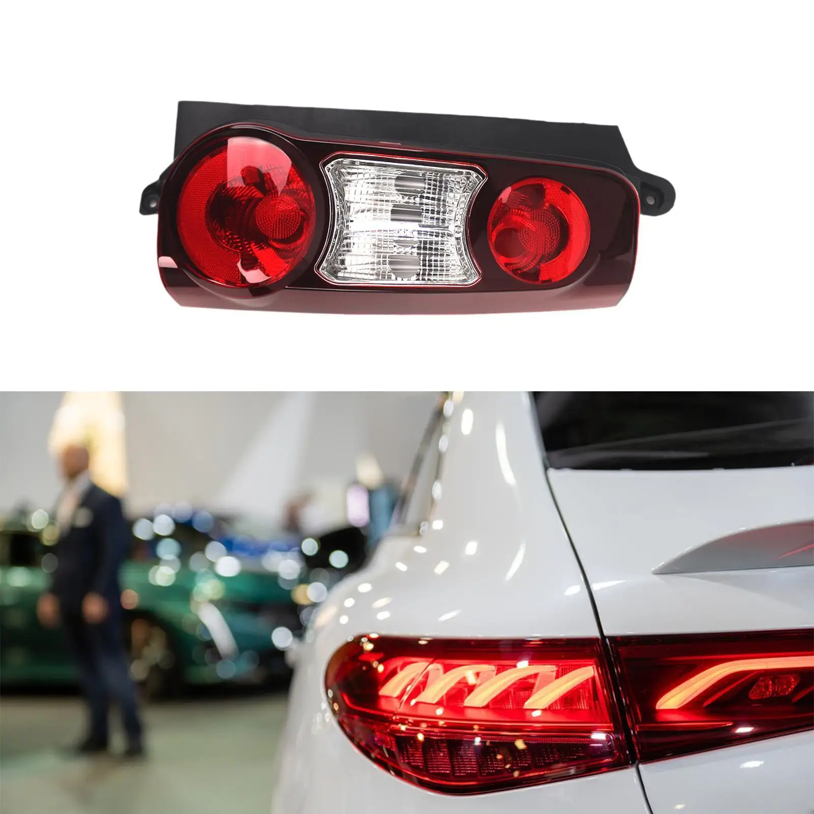Right Side Taillight Rear Lamp 9677205480 Wear Resistant Easy to Install Repair Part Premium Replacement for Partner MK2
