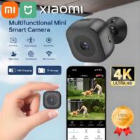 Xiaomi 4K Mini Camera WiFi IP/AP Remote Monitoring Mobile Detection Camcorder Portable Smart Home Surveillance Security Camera