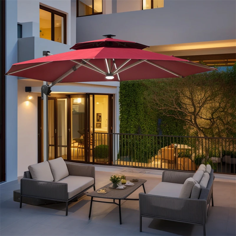 Roman Umbrella Villa Garden Outdoor Umbrella Courtyard Sun Umbrella  Terrace Shade