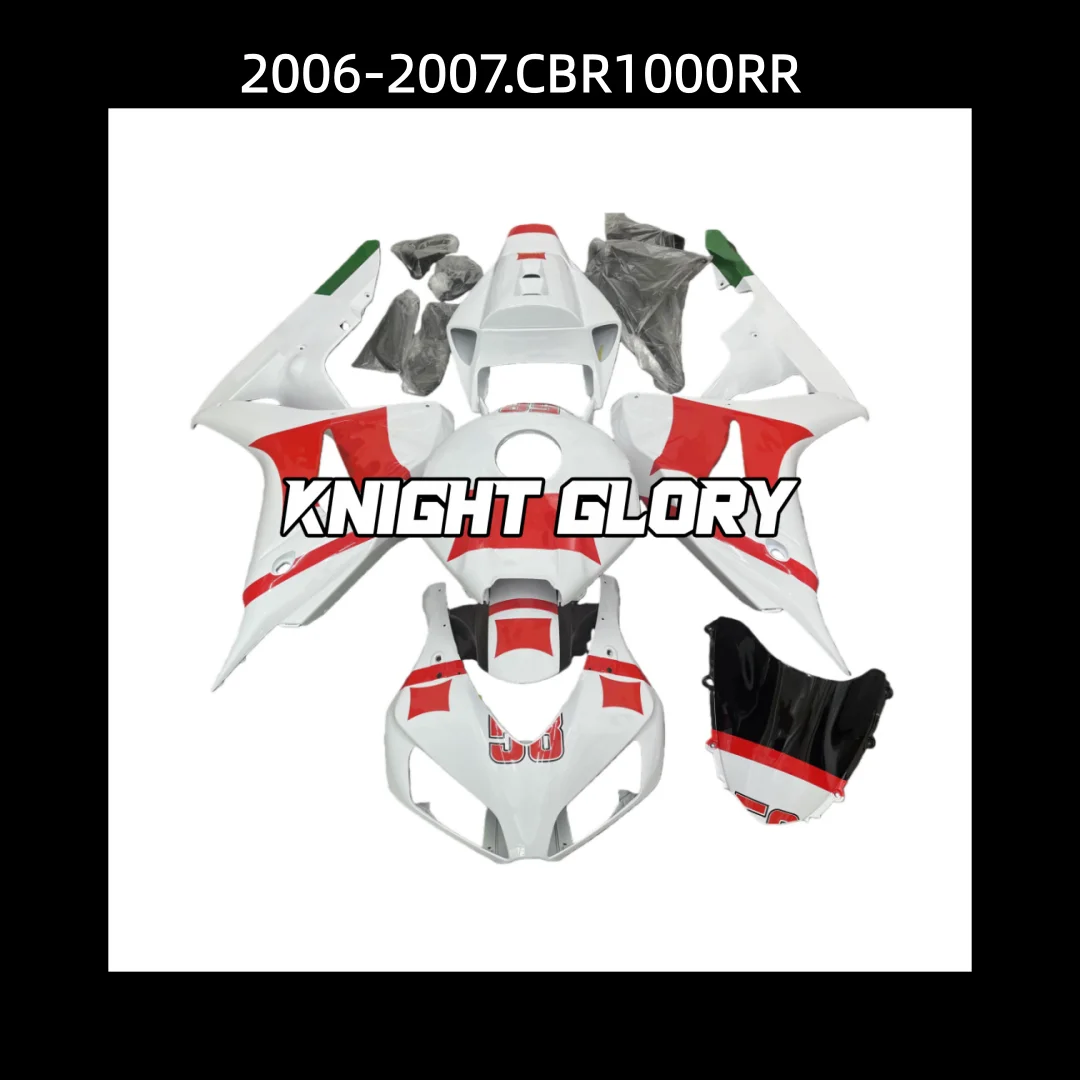 Plastic motorcycle cover kit suitable for  CBR1000RR models from 2006 2007 High-quality ABS injection molded kit.
