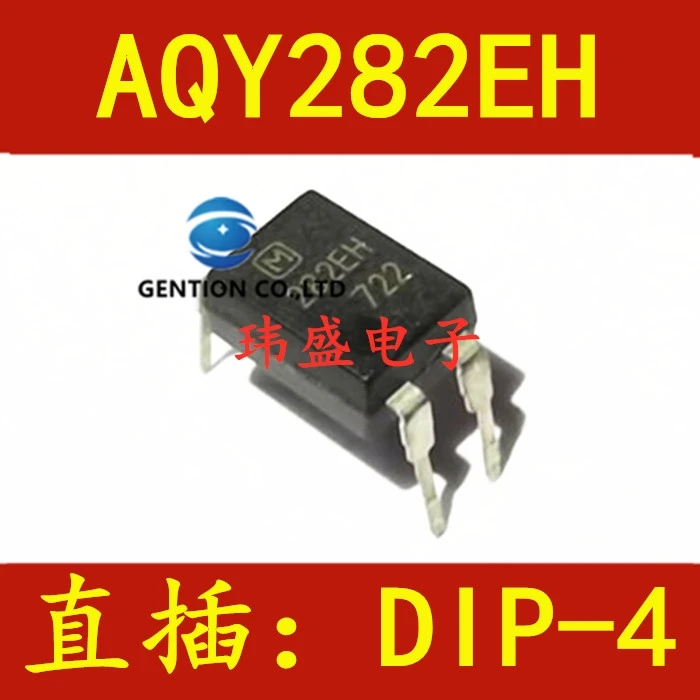 

10 шт. вертикальное AQY282EH DIP-4 отпечатки 282 eh фотоэлектрическое соединительное твердотельное реле в наличии 100% новое и оригинальное