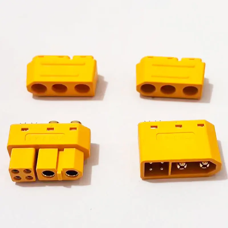 XT60 (2+4) Male Female Plug Connector With Signal Pin And Sheath Solder Wire Model Accessories