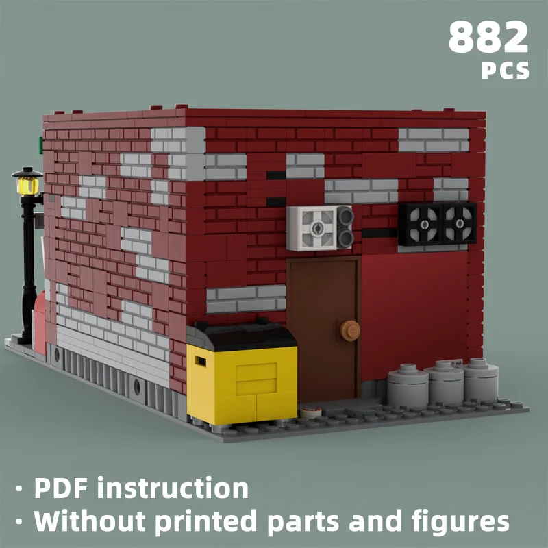 ビルディングブロックセット モジュラーシティバー DIY組み立てブロック 建築模型 コレクション 知育玩具 ギフト