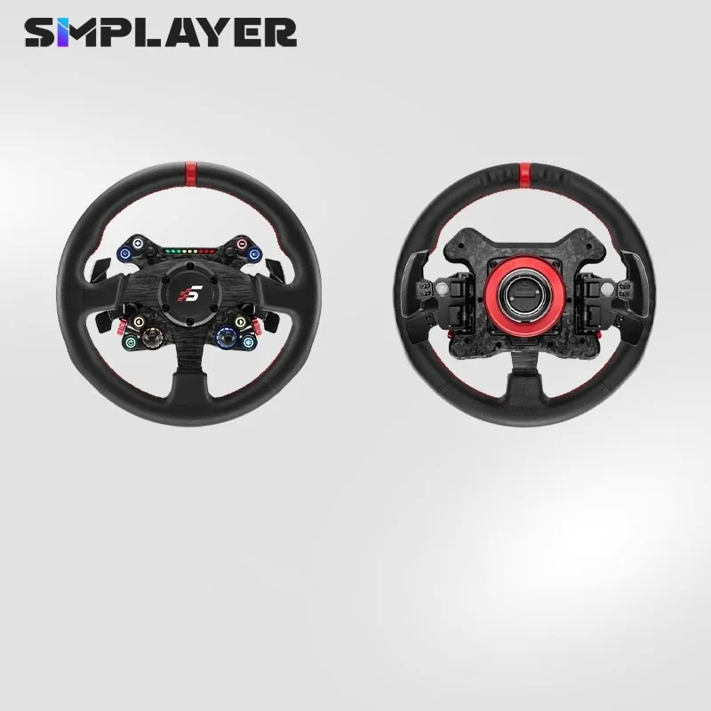 

SimPlayer Simagic Neo X-330R 13" (330mm) Classic Steering Wheel Round Racing Wheel with Leather and Red Ring