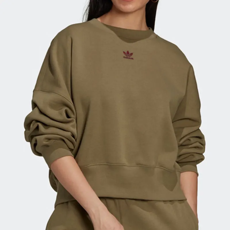 Adidas genuine Women's Sport Round Neck Pullover Sweatshirt H06657