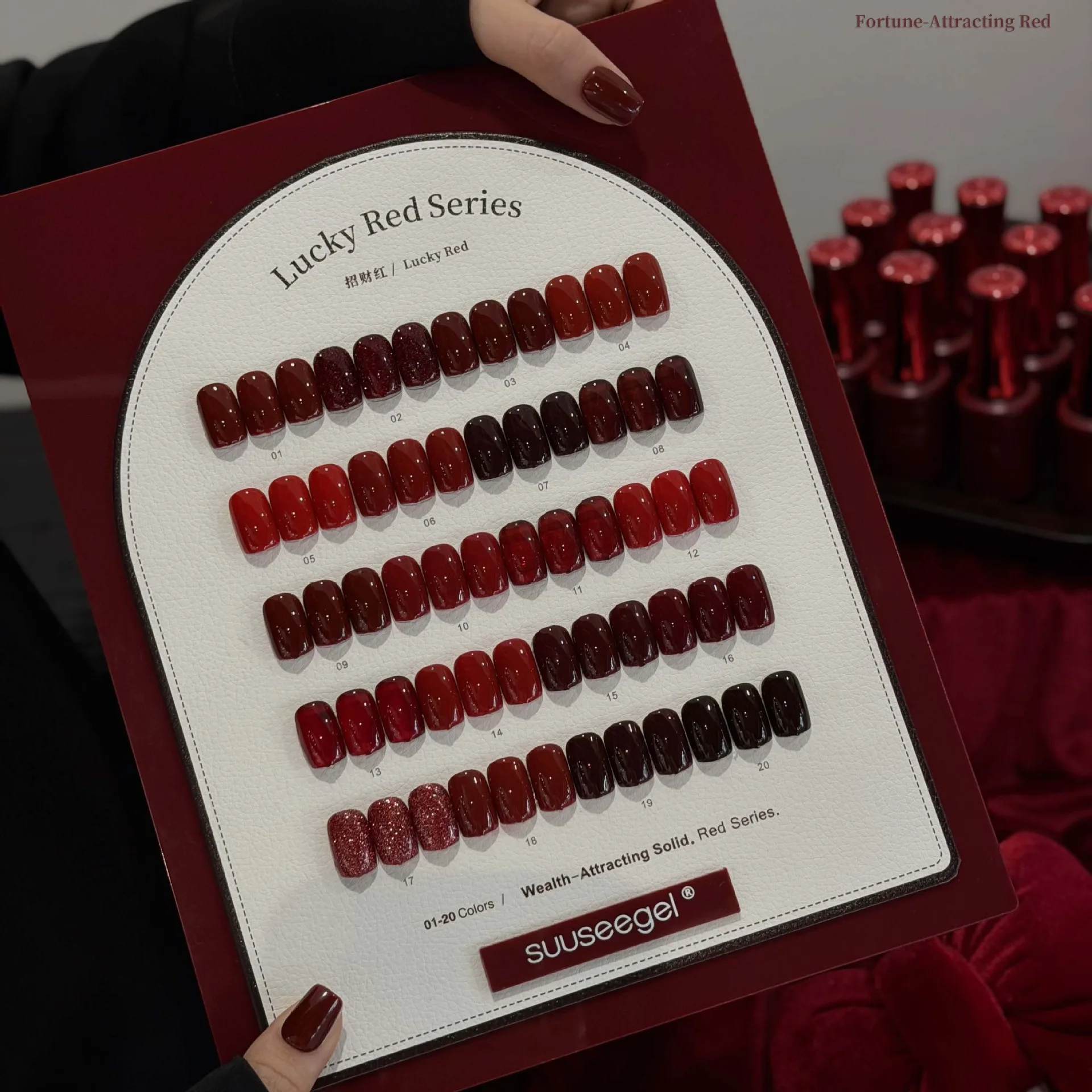 Red Brown Color Series Gel Nail Polish Autumn Winter High Saturation For Semi Permanent UV/LED Gel Varnishes Manicure Nail Art