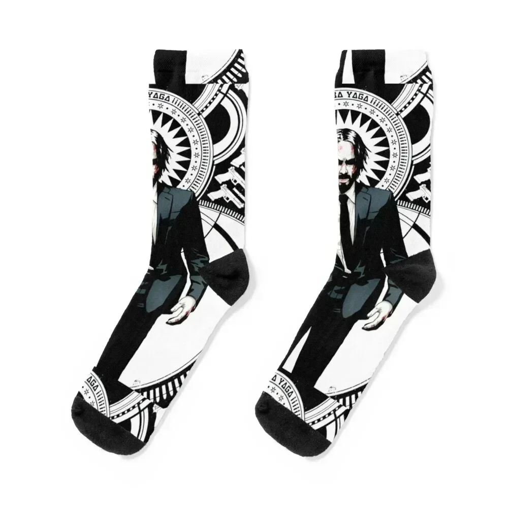 

John Wick Art Socks moving stockings Toe sports Hiking boots Socks Man Women's