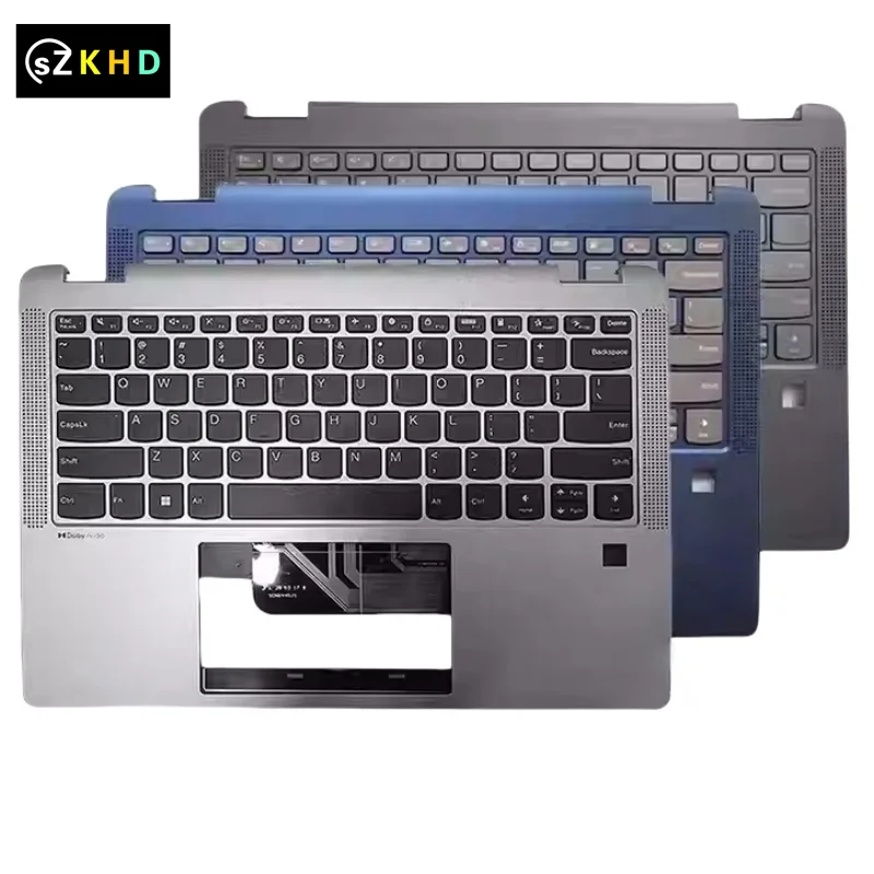 New Palmrest Upper Case With US Einglish Backlit Keyboard For Ideapad Flex 5-14ABR8 Flex 5-14ALC7 Flex5-14IAU7 5CB1K20715