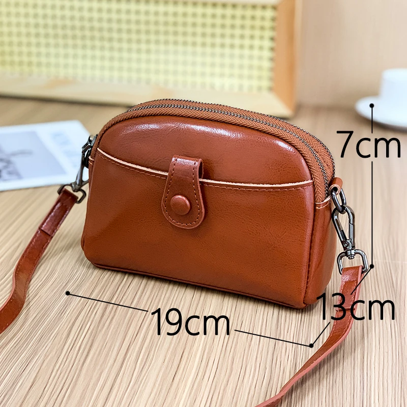 100% Genuine Cowhide Shoulder Bag Fashion Shell Bun Bag Women Leather Bag Crossbody bag For Women bag Female Handbags Sac a main