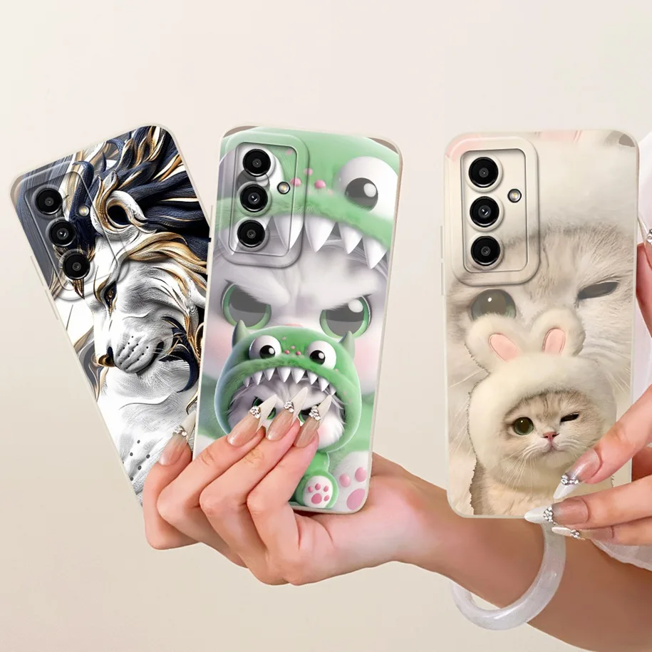 Case For Samsung Galaxy A05 A05S Cover SM-A055F SM-A057F Cute Cartoon Shockproof Shell Phone Cases For Samsung A 05 A 05S Bumper