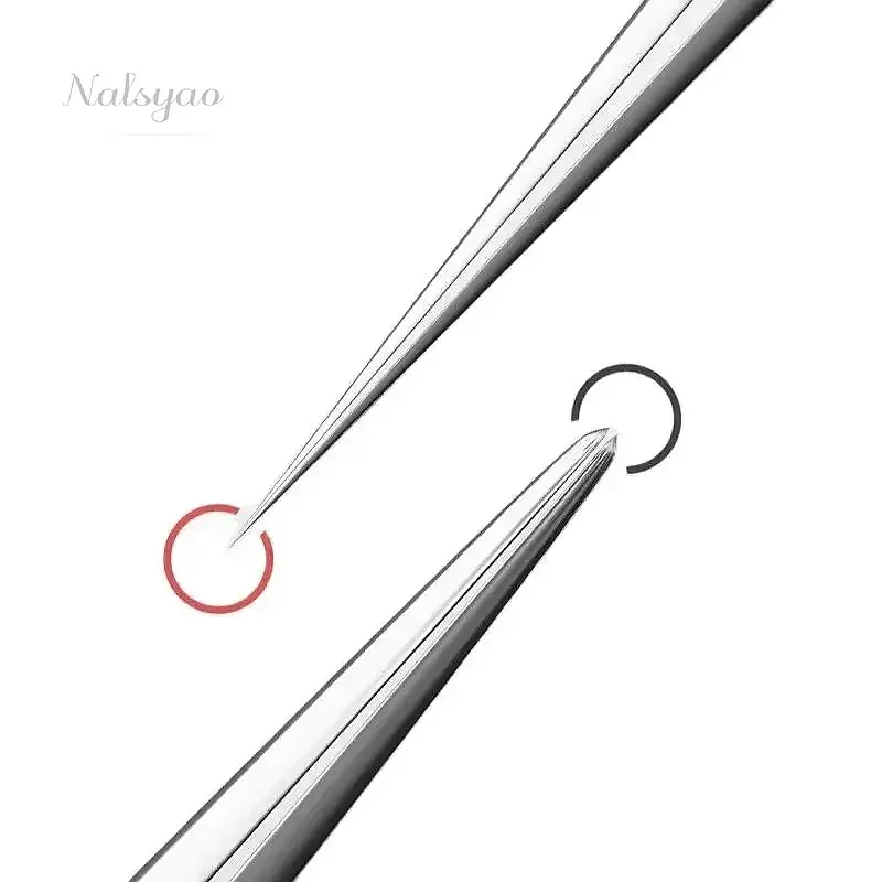 Wholesale 1 Pack Extra Fine No.5 Cellular Acne Blackhead Tweezers Facial Beauty Remove Acne Needle Tools Skin Care