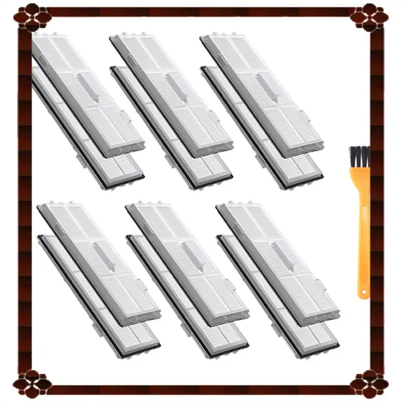 فرشاة تنظيف لمرشحات HEPA لتوصيل 24 ساعة لـ Roborock S8 Pro Ultra / S8+ / S8 / S7 / S7 + / S7 Maxv / S7 Maxv Plus / S7maxv Ultr