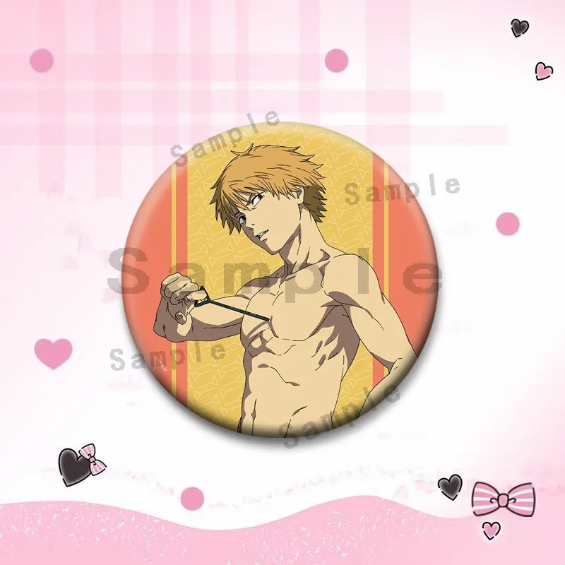 Anime-Accessoires: Aki Hayakawa, Reze, Denji, Power, Makima – Anstecker, Reversnadeln, runde Broschen zum Selbergestalten für Umhängetaschen, Hüte oder als Dekoration. – Detail 15