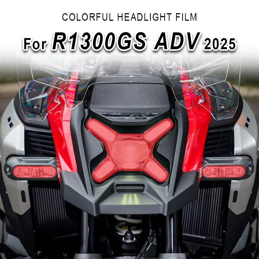

Clear Motorcycle Headlight Stickers Accessories For BMW R1300GS Adventure R 1300 GS R1300 GS ADV 2025 Colorful Head Light Film