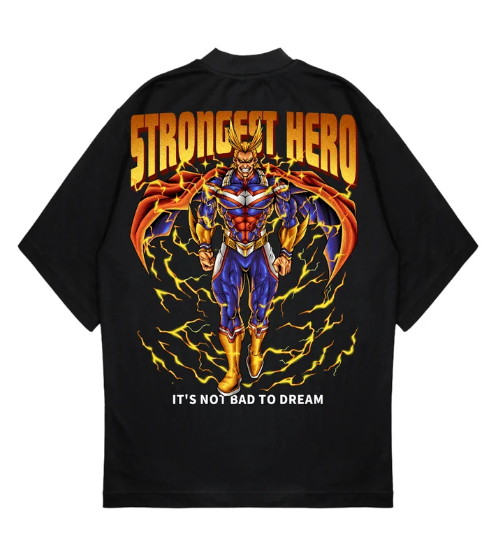 All Might Strongest Hero -  unisex man shirt