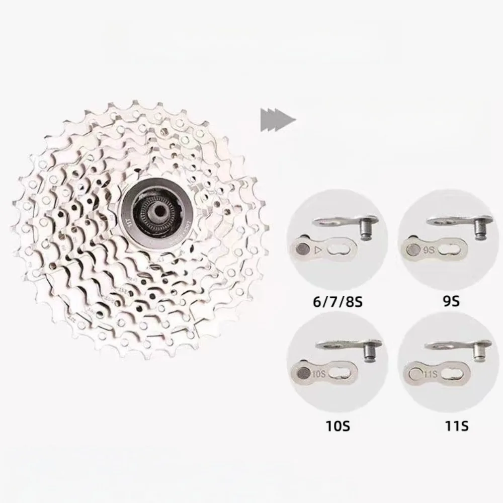 5pair 6/7/8/9/10/11 Speed Bicycle Chain Metal Connector Lock Quick Link Bike Buckle Joint Buckle Master for Cycling Accessories