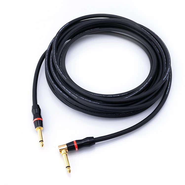 Handmade Monster Cable Guitar Cable Bass Electric Box Audio Cable Guitar Low Noise Reduction Line Color Braided Shielded Cable