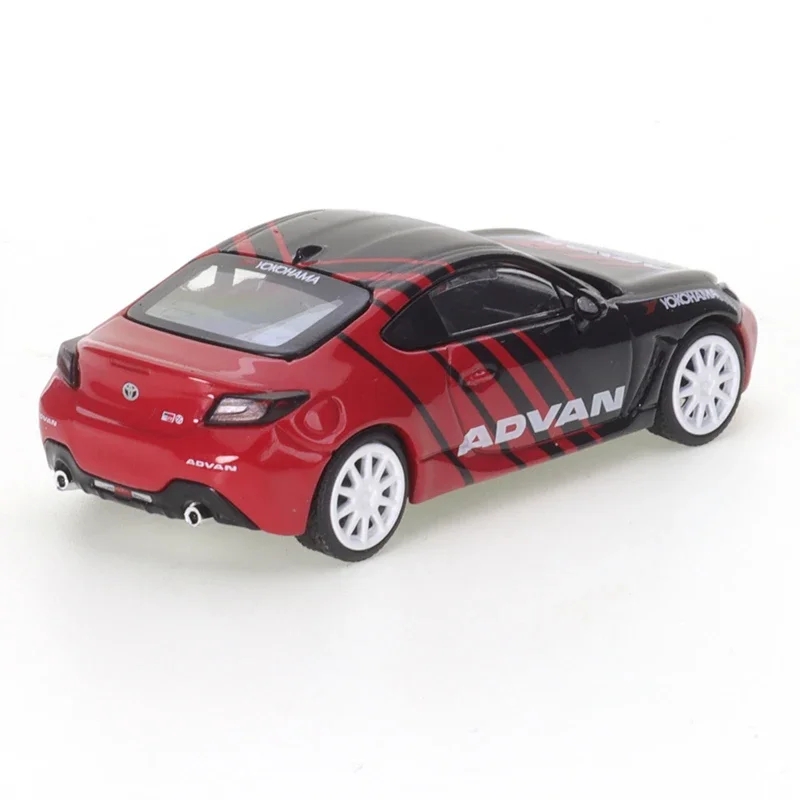 XCARTOYS POPRACE 1/64 Toyota GR86-ADVAN Cars Alloy Toys Motor Vehicle Diecast Metal Model Kids Xmas Gift Toys for Boys