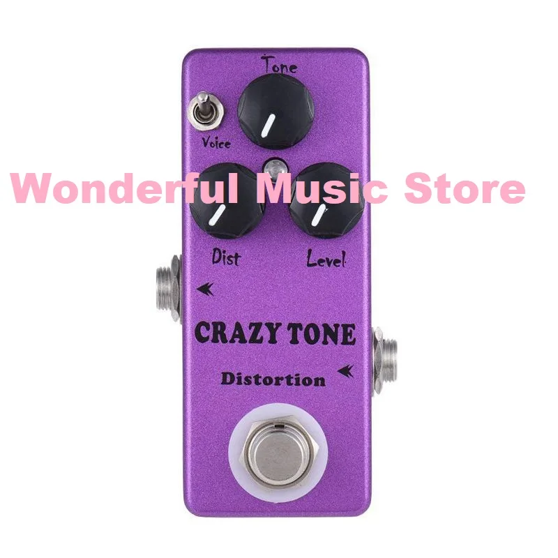 

MOSKY MP-50 Guitar Bass Effect Pedal CRAZY TONE High Gain Distortion Electric RIOT Distortion Mini Single True Bypass Guitar