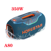 Hopestar A80  350W Output Portable Subwoofer Bluetooth Speaker High Quality Fashion Design LED TF Card AUX TWS IPX6 Waterproof