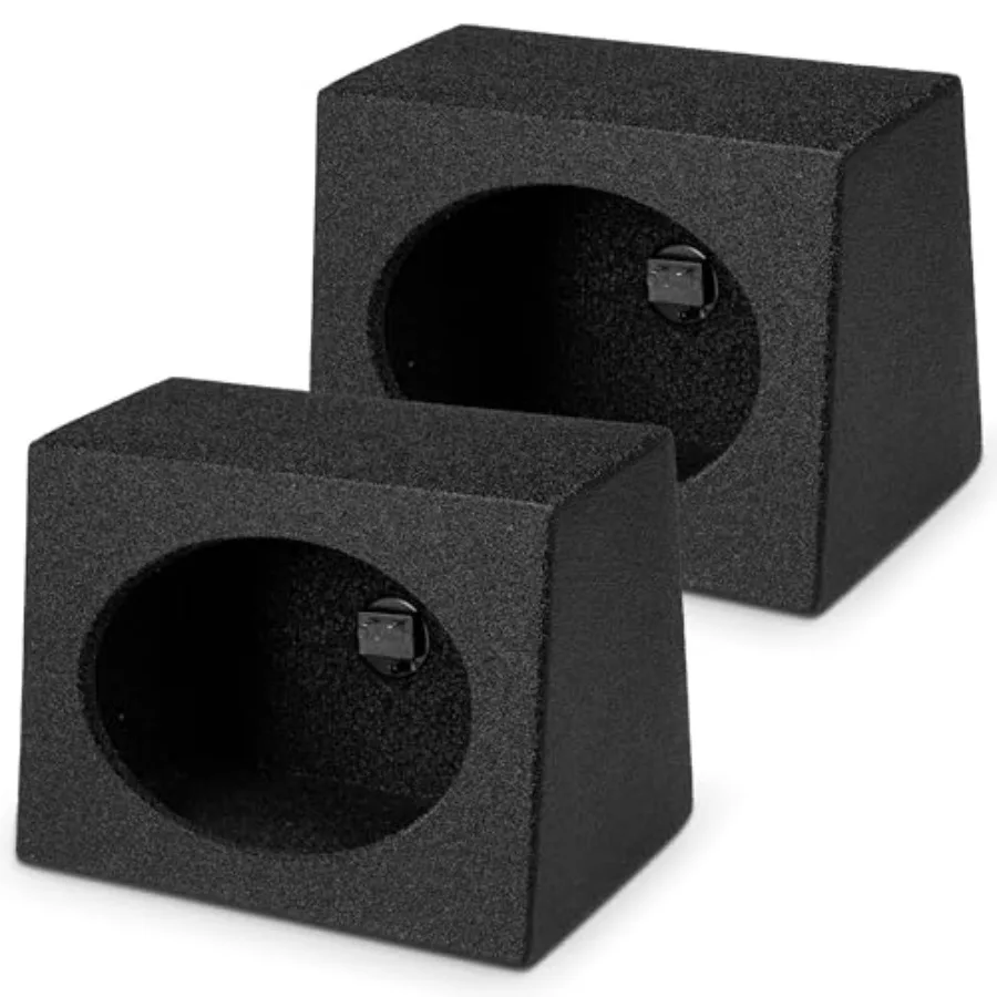 

Car audio subwoofer enclosure application, MDF material, black color, bedliner-coated durable finish