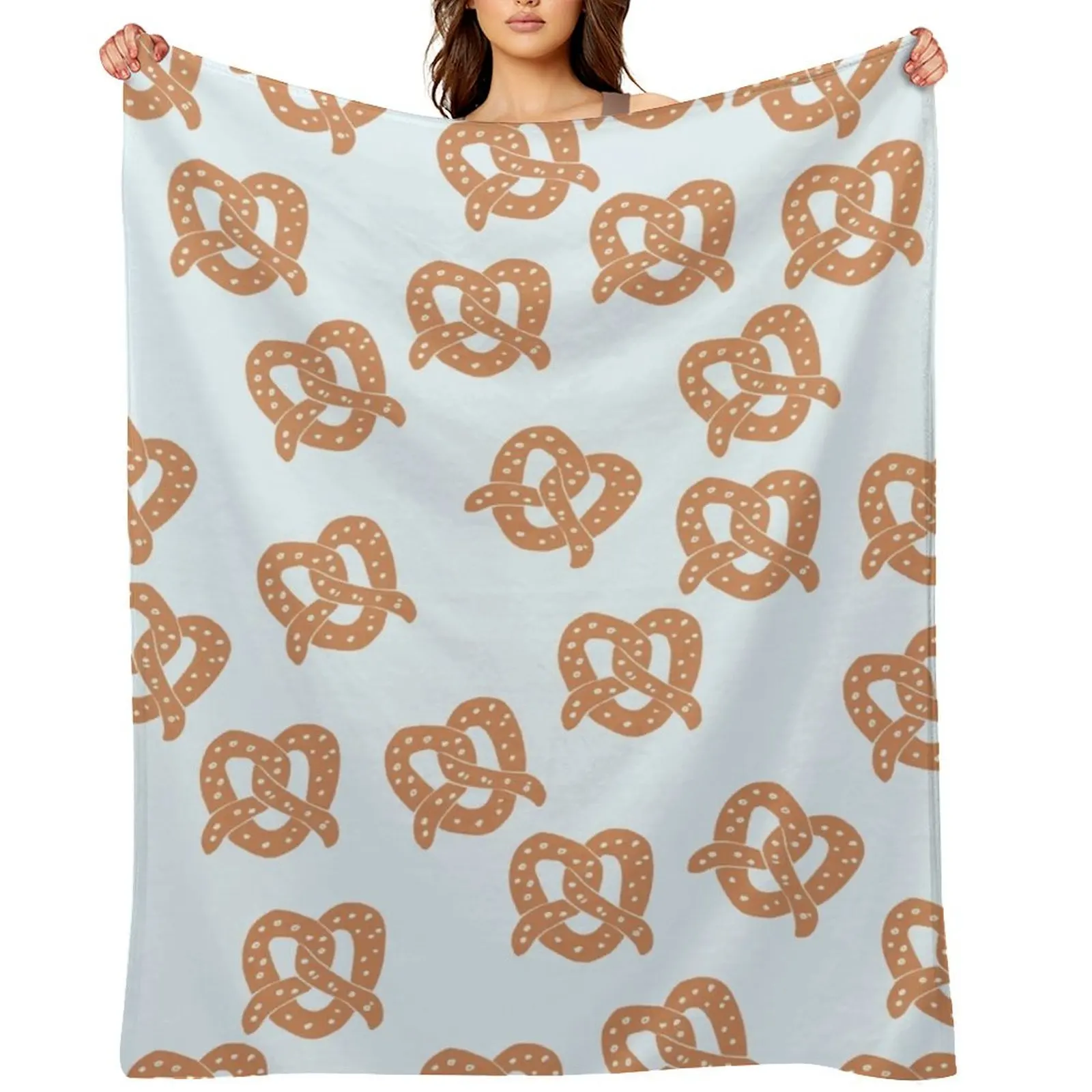 

Cute Pretzel Throw Blanket Luxury St Bed Shaggy Soft Blankets