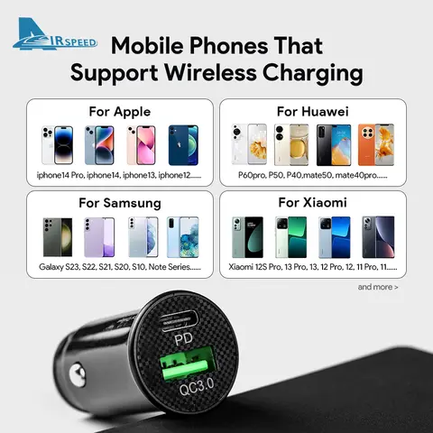 10 best selling wireless charger car e46 - №1