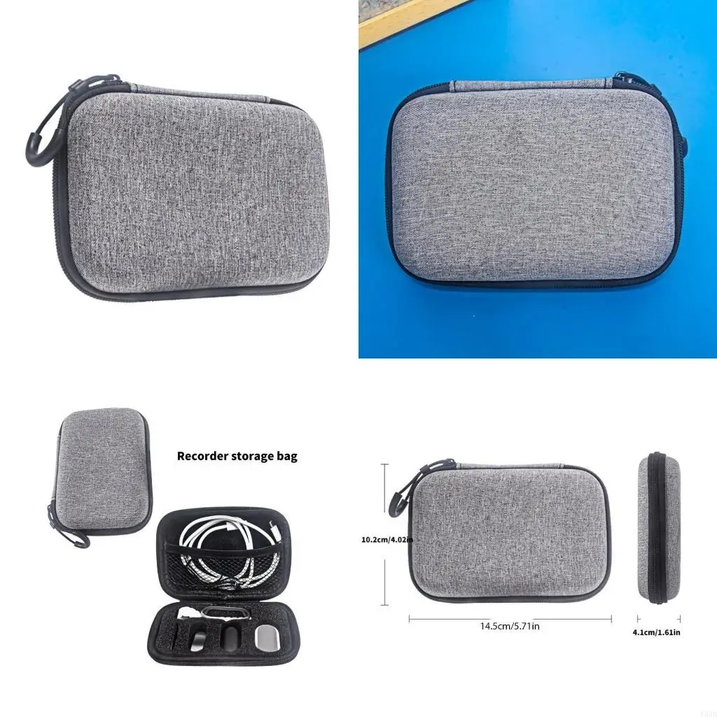 

Y5JB Convenient Shockproof Hard Storage Box Case Bag Cover for NotePin Voice Recorder