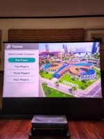 150 inch UST ALR Motorized Floor Rising Projector Screen T-prism Projection Screen For Awol 3000 pro Awol 3500 Pro Projector