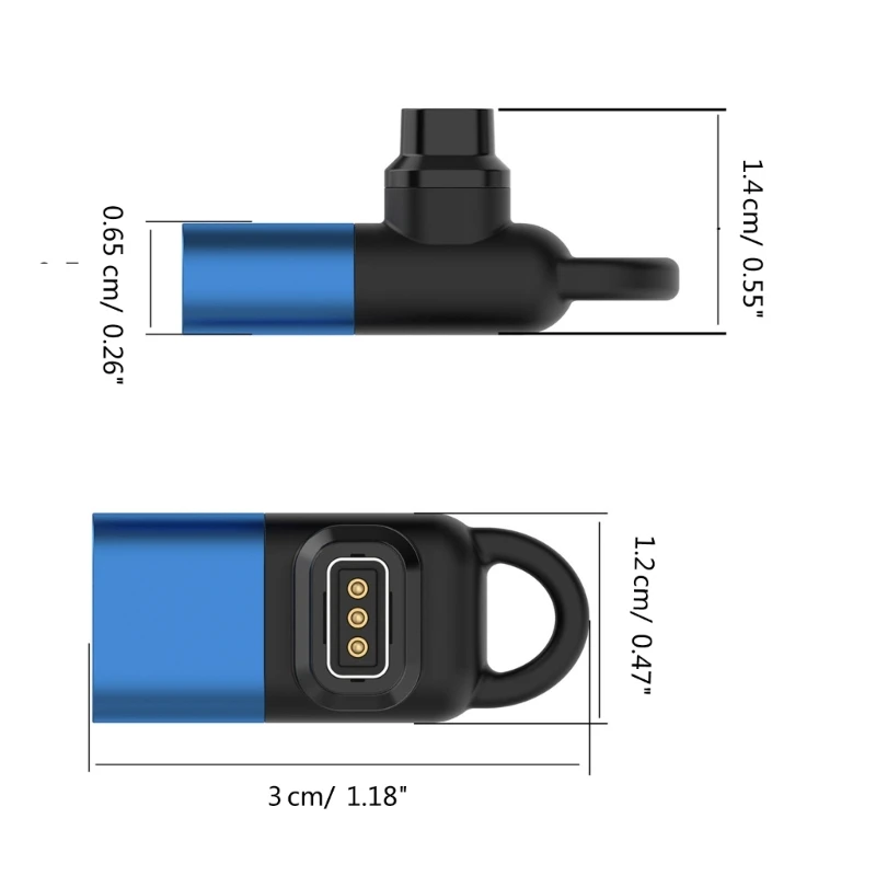 USB อะแดปเตอร์ชาร์จ Type C ชาร์จสำหรับ COROS APEX PACE2 APEX42 VERTIX USB C ชาร์จ Converter นาฬิกาอุปกรณ์เสริม