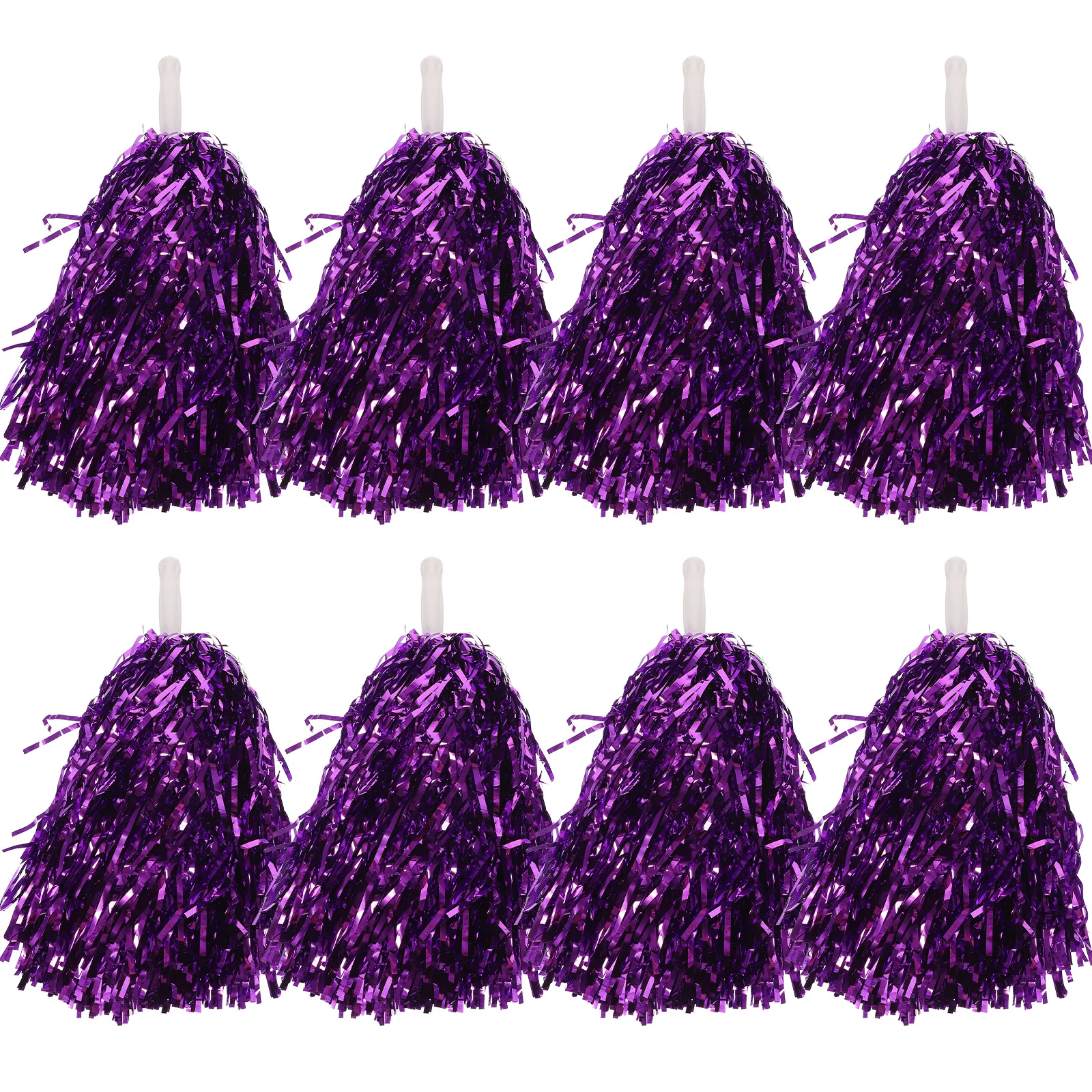 

16pcs Cheerleading Pom Poms Cheering Hand Flowers Durable Reusable Dance Props Team Spirit Accessories For Sports Events Cheer