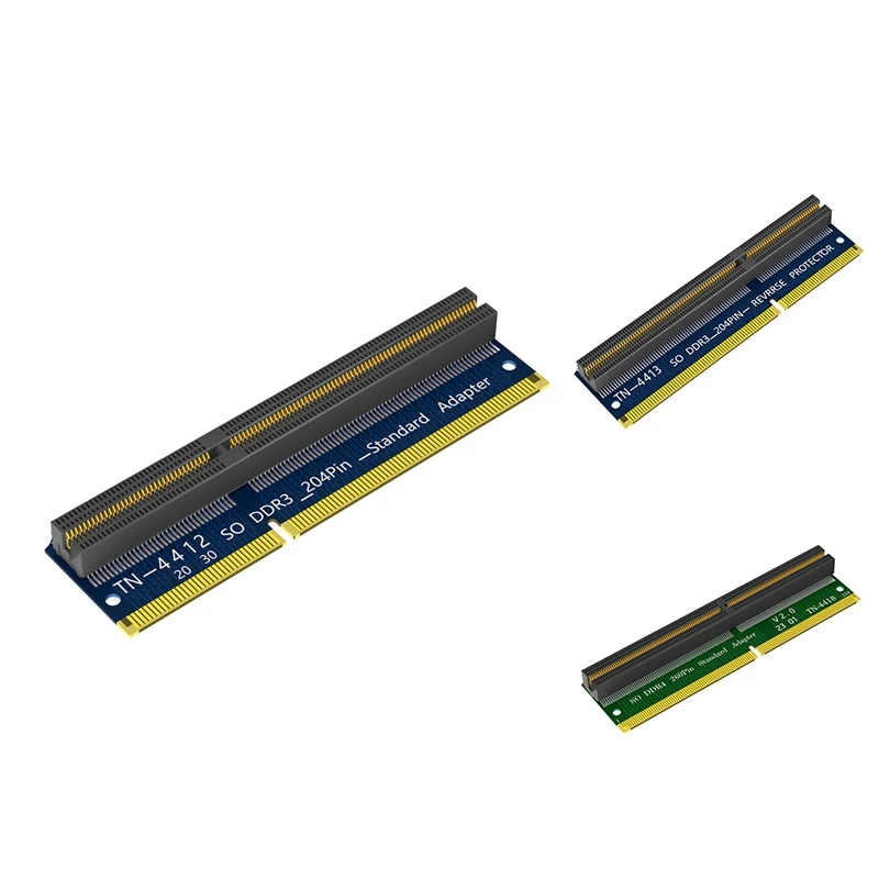 DDR3 Reverse Adapter Card 204Pin 260Pin Standard Slot Memory Tester Standard Adapter  For PC Laptop