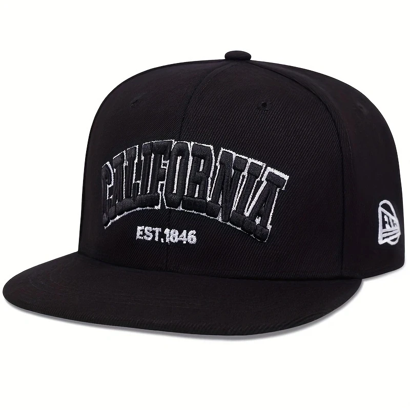 Unisex-Hip-Hop-Hüte mit Buchstabenstickerei, für Frühling und Herbst, für den Außenbereich, verstellbar, für Sport, Freizeit, Baseballkappen, Sonnenschutzhut – Detail 6