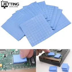 100Pcs Thermal Pad GPU CPU Heatsink Cooling Conductive Silicone Pad 10*10*0.5mm