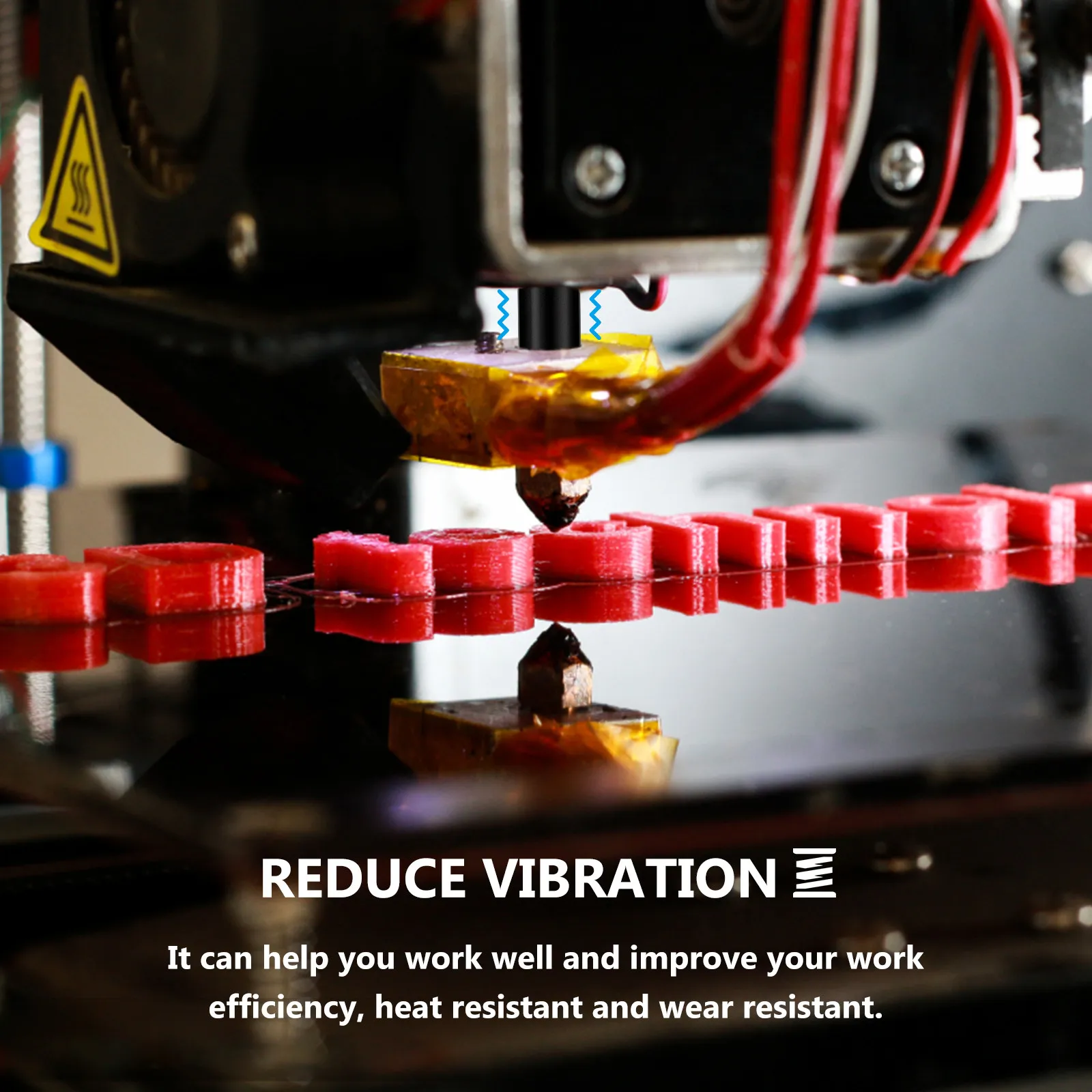 

10Pcs Silicone Heat Bed Leveling Column for 3D Printer Stable Mounts Vibration Damping Wear-Resistant Long-Lasting Use
